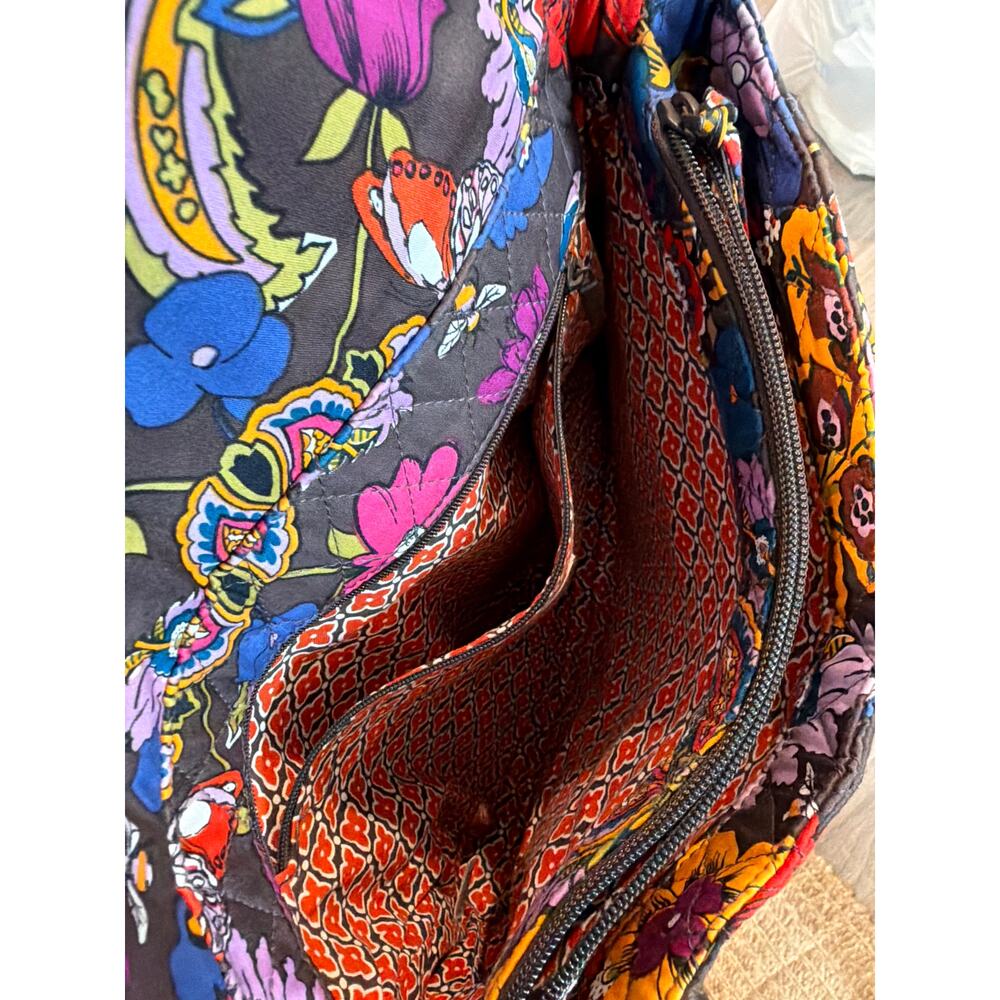 Vera Bradley Rothvale Shoulder Bag in the Bouquet pattern - Picture 5 of 5